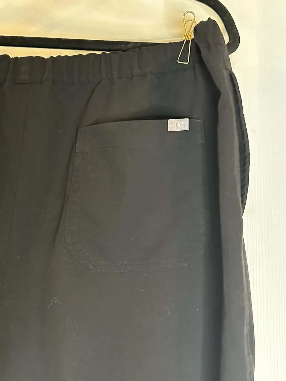 FIGS Men's Pisco Basic Scrub Pants Black Style FM4500